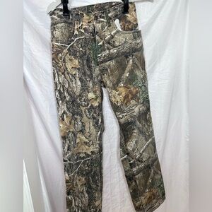 King’s Camo Camouflage Wool Lined Real Tree Camo Print Pants